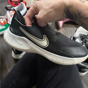 Nike Black Sneakers with White Accents